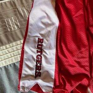 Medium Rutgers basketball shorts.